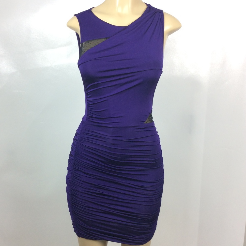Forever 21 Purple Bodycon Mini Dress